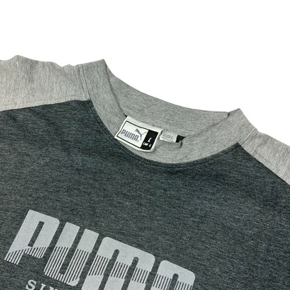 Vintage Y2K Puma T-Shirt Dark Grey XL