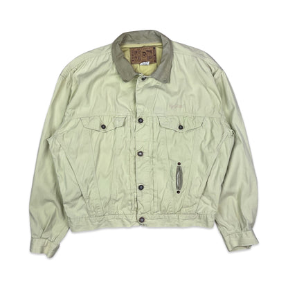 Vintage Diesel Beige Canvas Denver Jacket L XL