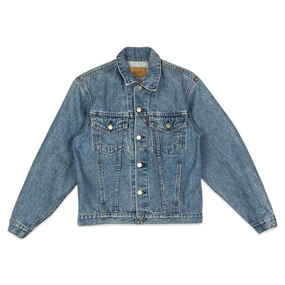 Vintage 90s Levi's Orange Tab Blue Denim Trucker Jacket XS