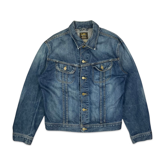 Vintage Lee Blue Denim Jacket L XL