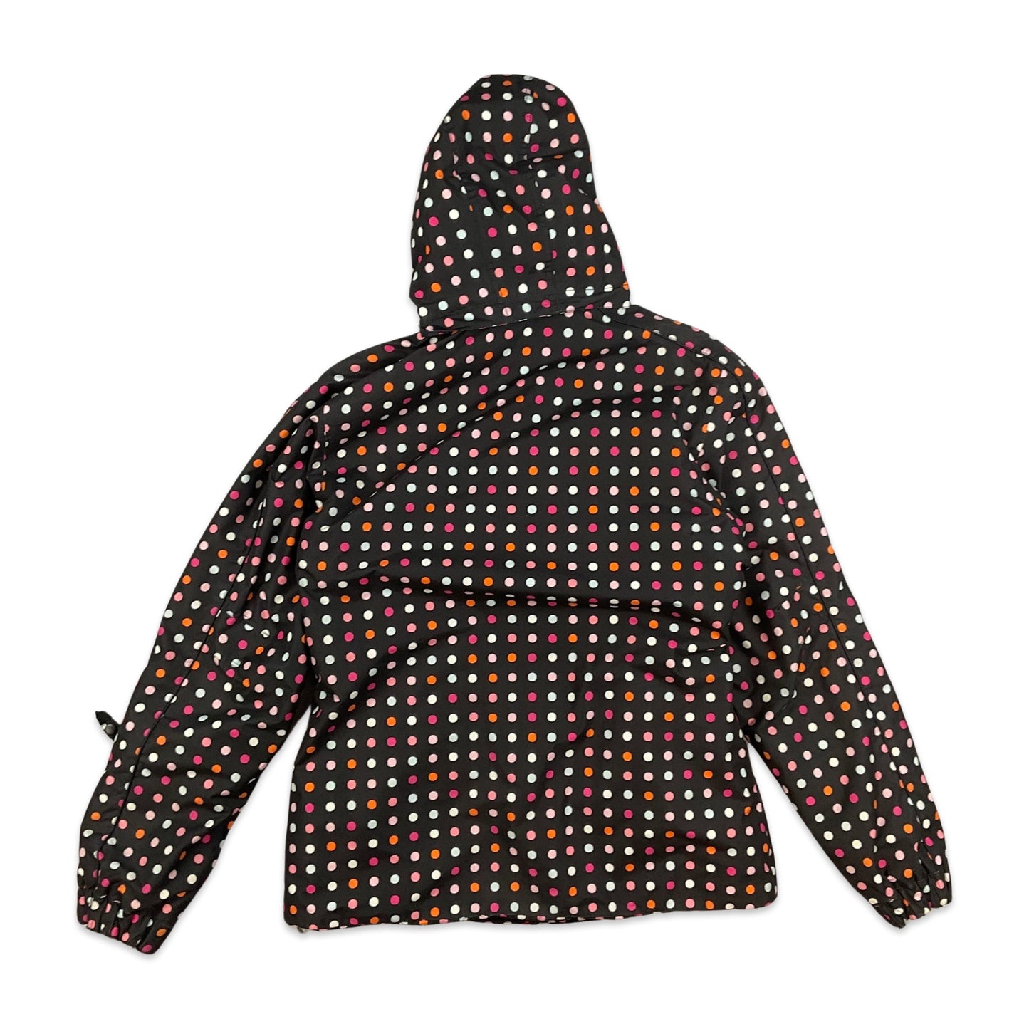 Y2K Roxy Black Spotted Ski Jacket 14 16 18