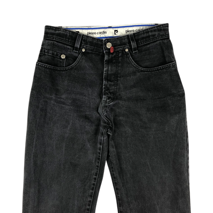 Vintage Pierre Cardin Black Jeans 32W 30L