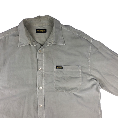 Vintage Wrangler Beige Cotton Shirt XL