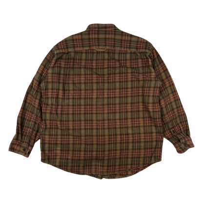 Preloved Orvis Red Plaid Flannel Shirt 3XL