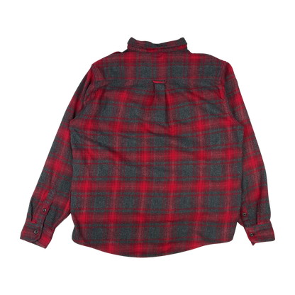 Vintage Orvis Red Plaid Flannel Shirt XL
