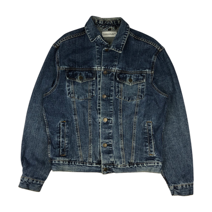 Vintage 00s Clockhouse Blue Denim Jacket L