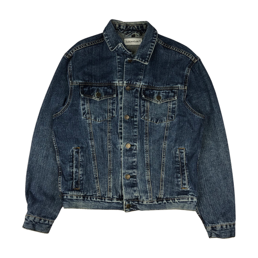 Vintage 00s Clockhouse Blue Denim Jacket L