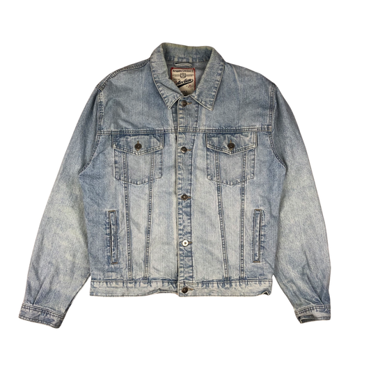 Vintage Angelo Litrico Light Wash Blue Denim Jacket L