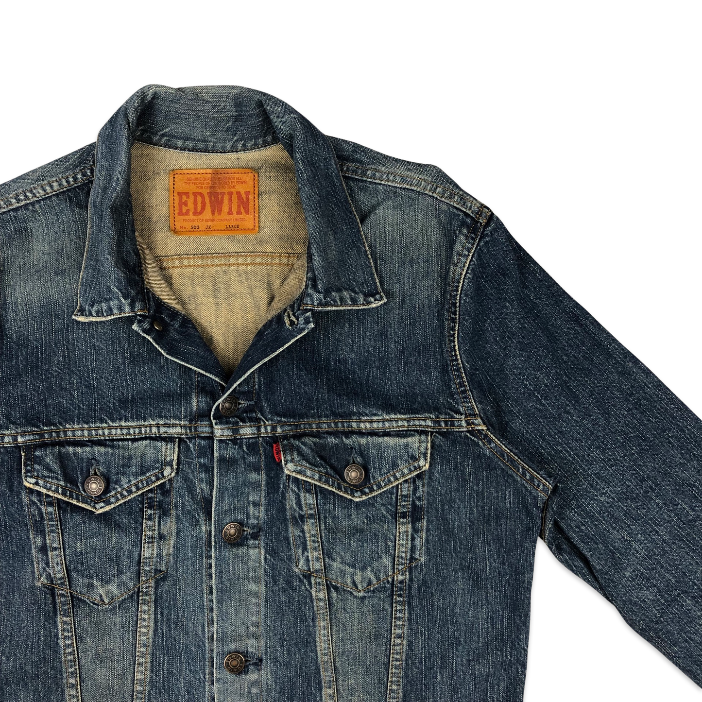 Vintage Edwin Blue Denim Jacket M