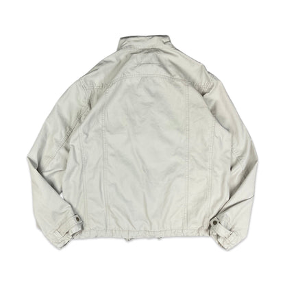 Columbia Beige Canvas Jacket L XL