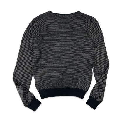 Hugo Boss Grey Lightweight Knit Jumper S M