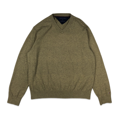 Tommy Hilfiger Brown Knit Jumper L XL