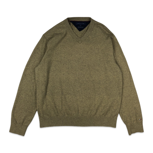 Tommy Hilfiger Brown Knit Jumper L XL