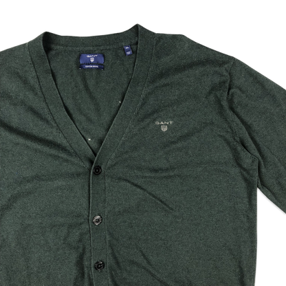 GANT Green Knitted Cardigan XL