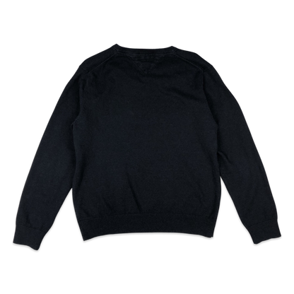 Tommy Hilfiger Knit V Neck Jumper Navy M L