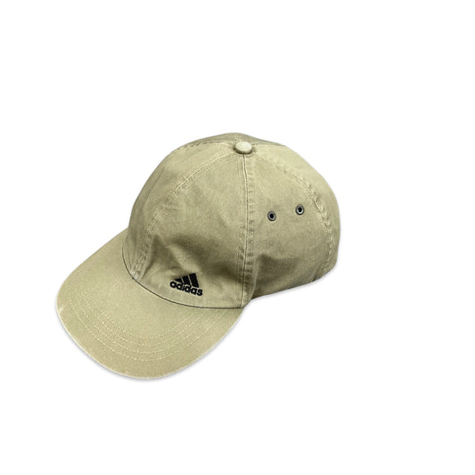 90s 00s Vintage Beige Adidas Cap