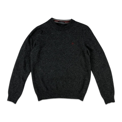 Timberland Knit Jumper Grey Merino Wool XS S
