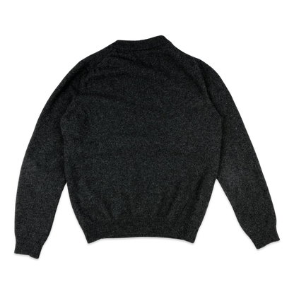 Timberland Knit Jumper Grey Merino Wool XS S