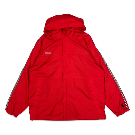 Vintage 90s Champion Red Windbreaker M L XL