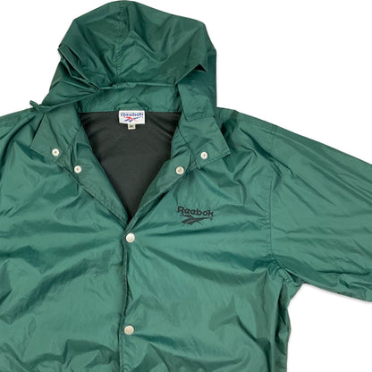 Vintage 90s Reebok Green Windbreaker M L XL