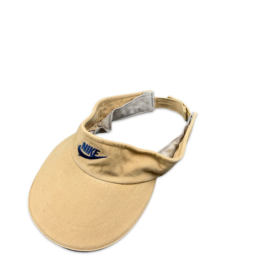 Vintage Nike Beige Golf Visor Cap