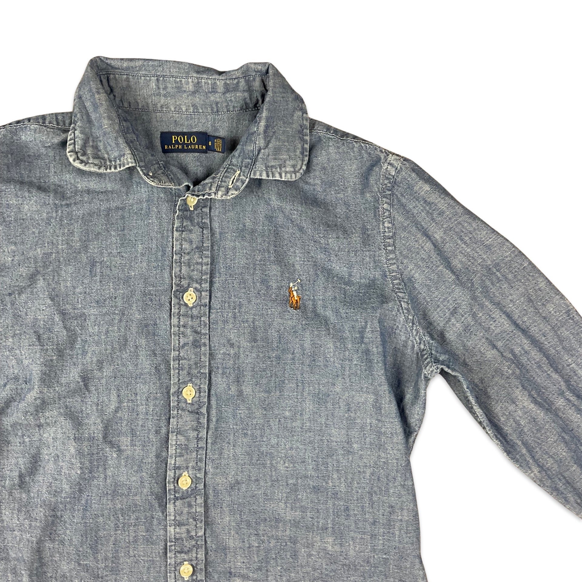 Polo Ralph Lauren Blue Chambray Shirt XS S – Vintage Superstore