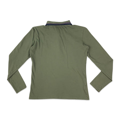 Vintage Fred Perry Green Rugby Shirt XS
