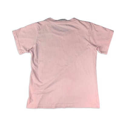 Vintage 90s Baby Pink Champion Tee T-Shirt 6 8