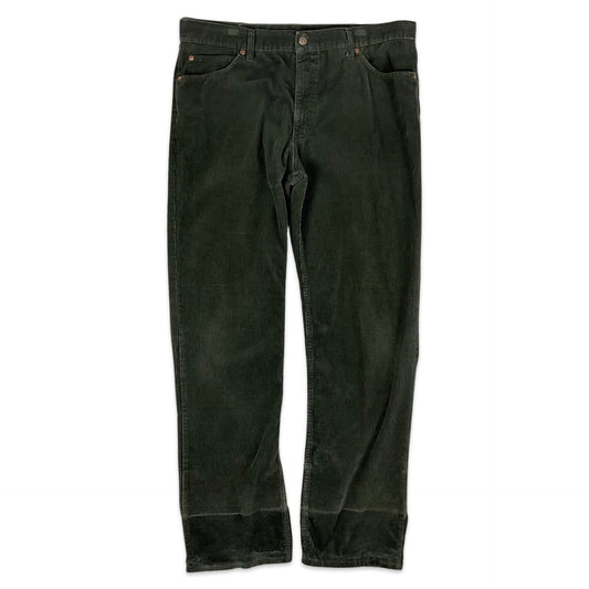 Vintage Carrera Green Corduroy Trousers 39W 33L