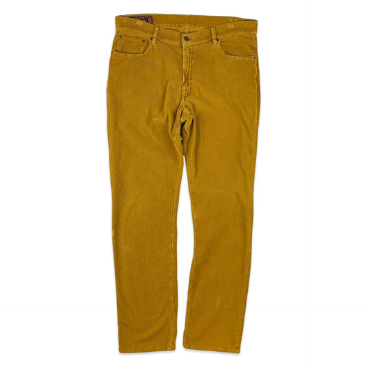 Vintage Marlboro Classics Orange Corduroy Trousers 37W 32L
