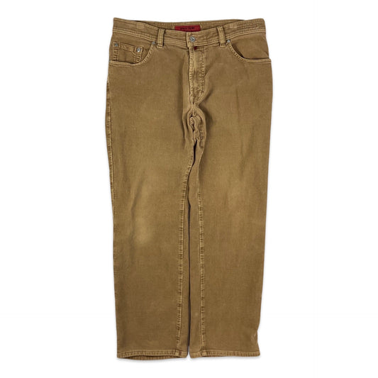 Vintage Pierre Cardin Brown Corduroy Trousers 37W 28L