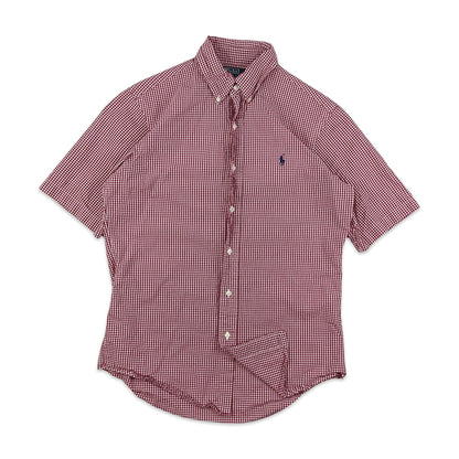 Vintage Ralph Lauren Red & White Gingham Shirt S M