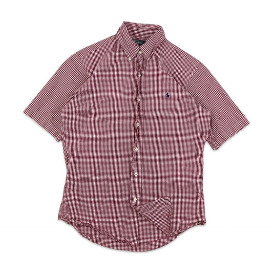 Vintage Ralph Lauren Red & White Gingham Shirt S M