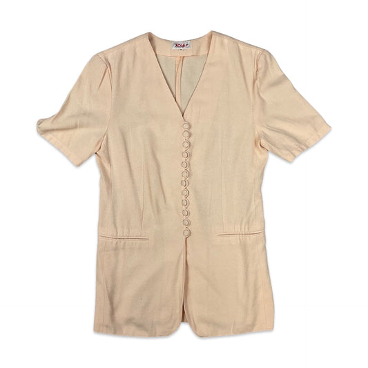 80s Vintage Pink Blouse 12