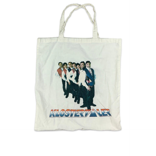 Vintage Novelty Graphic Print Canvas Tote Bag