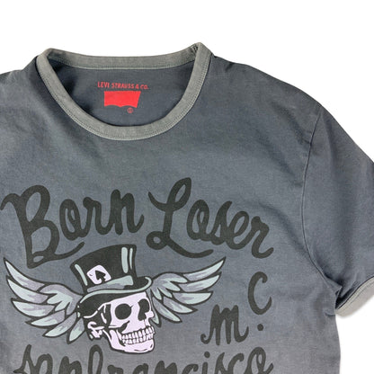 Levi's Grey Ringer Graphic Tee XS