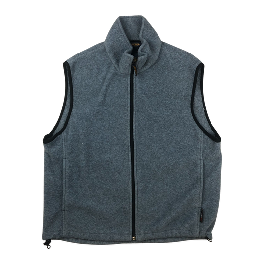 Vintage Woolrich Blue Fleece Gilet L