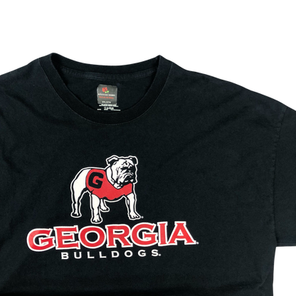 Vintage Black Georgia Bulldogs Tee XXL