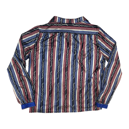Vintage 80s 90s Striped Blouse 16