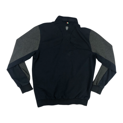 Vintage Puma Ferrari Black Zip-up Track Jacket L