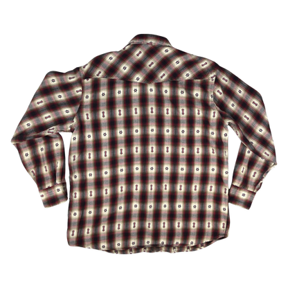 Vintage C. E. Schmidt Aztec Pattern Flannel Shirt XL