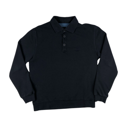 Vintage Hugo Boss Black Collar Sweatshirt L