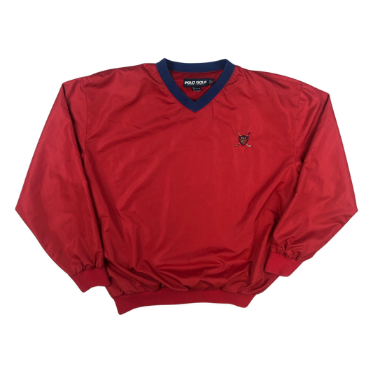 Vintage Ralph Lauren Red Pullover Windbreaker XXL