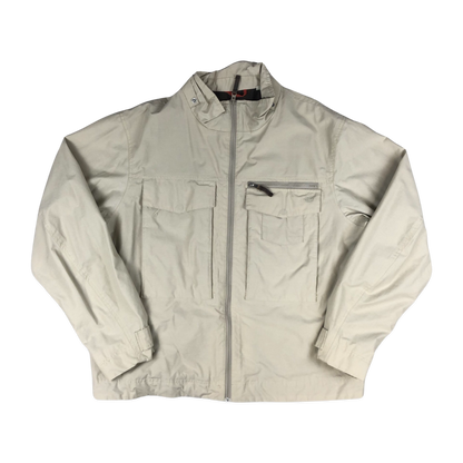 Vintage Timberland Beige Utility Bomber Raincoat XXL