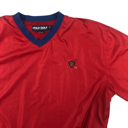 Vintage Ralph Lauren Red Pullover Windbreaker XXL