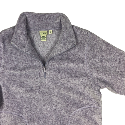 Vintage L. L. Bean Pink 1/4-zip Fleece 16