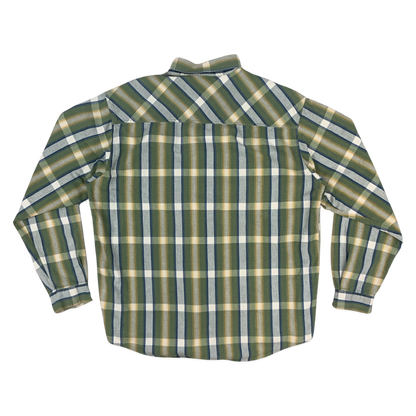 Vintage Levi's Green Plaid Flannel Shirt XL