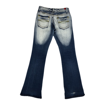 Vintage y2k Flared Blue Jeans 30W 33L