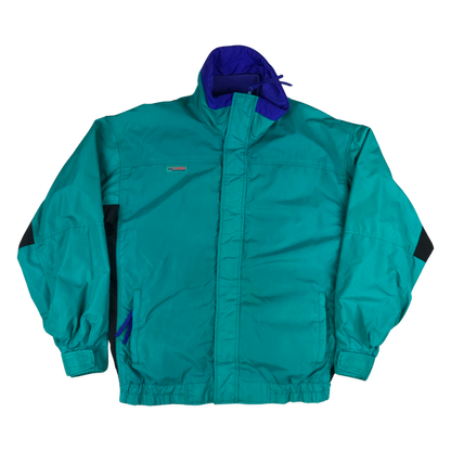 Vintage Columbia Teal Raincoat 3XL