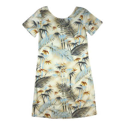 Vintage Leafy Print Dress 10